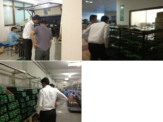Professional distribution of solar inverter from Indian visited our company