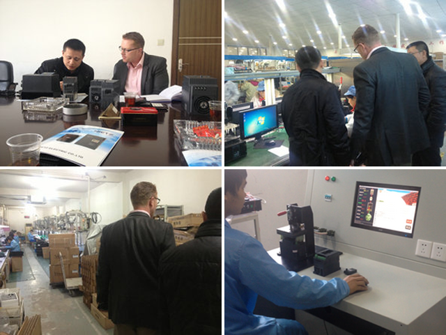 German customers visited NIETZ ELECTRIC CO., LTD.