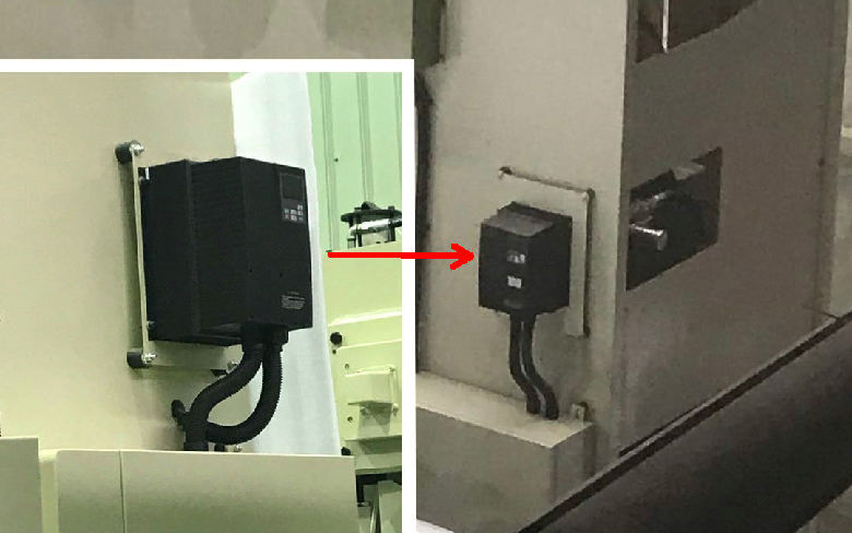 IP65 Frequency Inverters series NZS used in punching machines