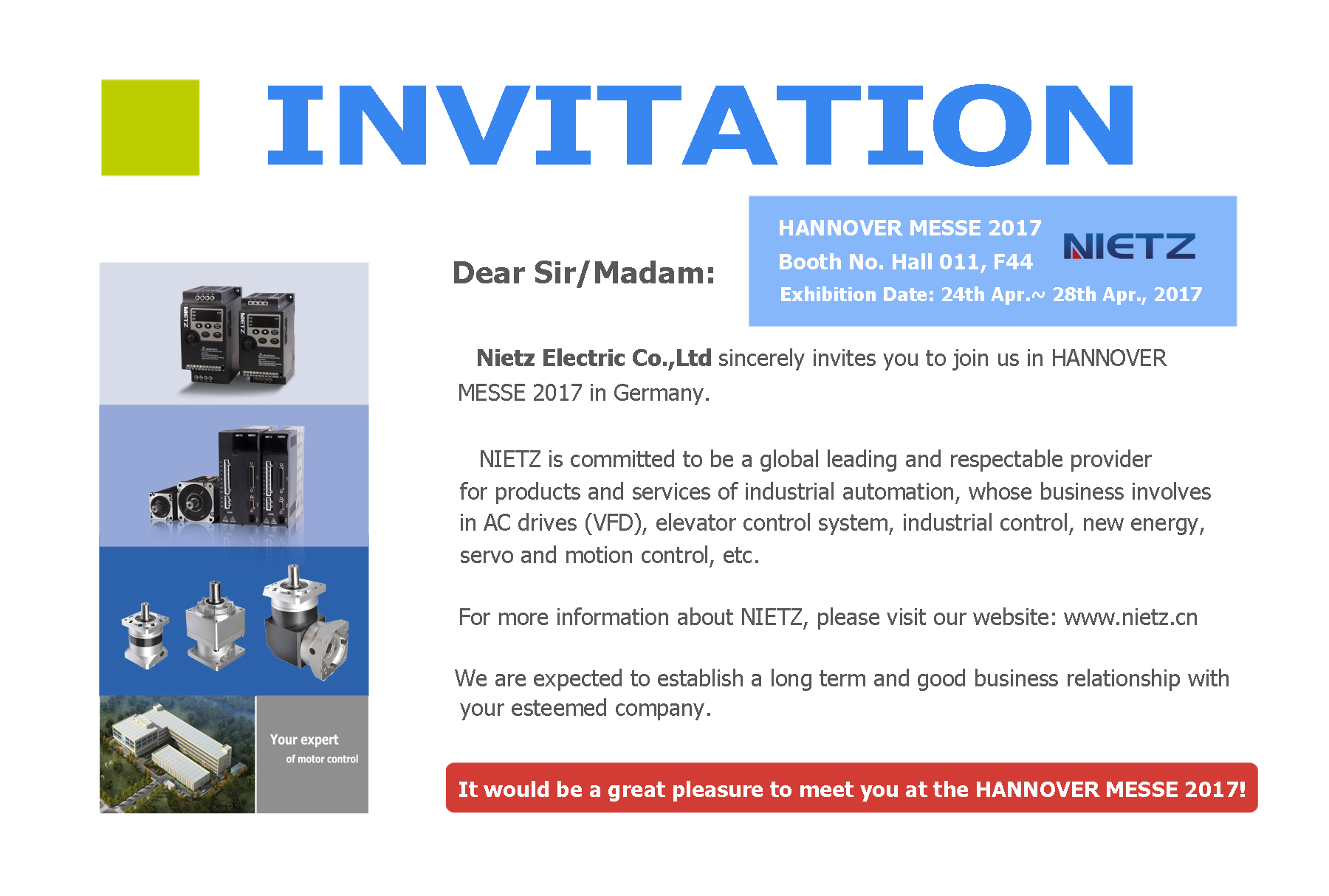 INVITATION 2017