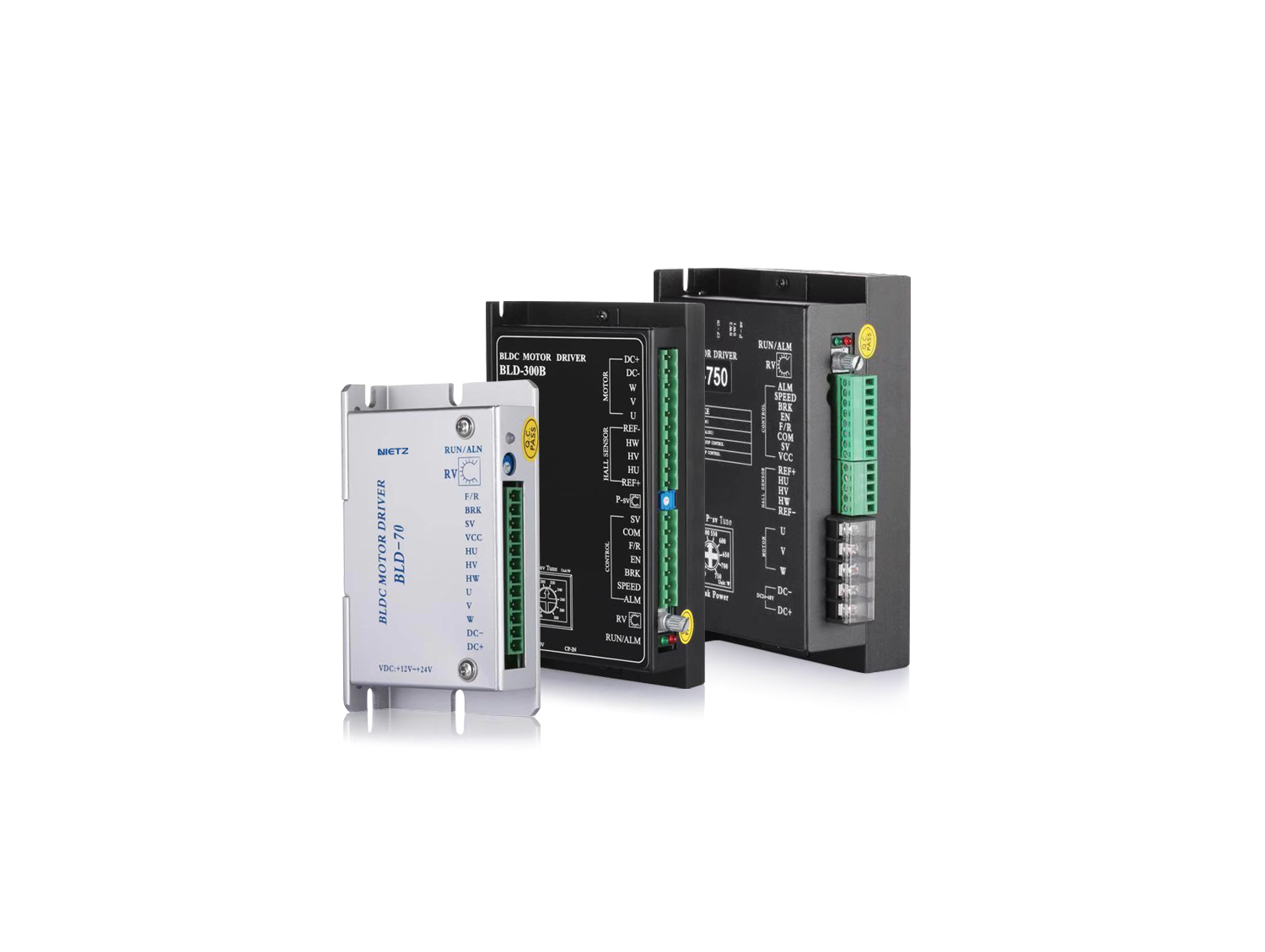 Brushless DC Drives 12-48V, 220V
