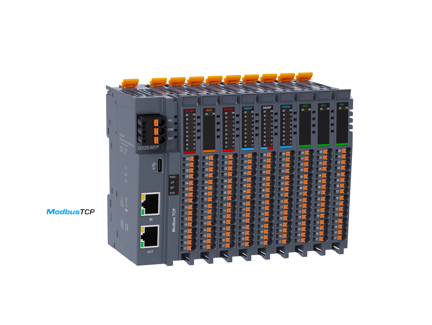 QY20-MTP Bus Coupler - Modbus TCP