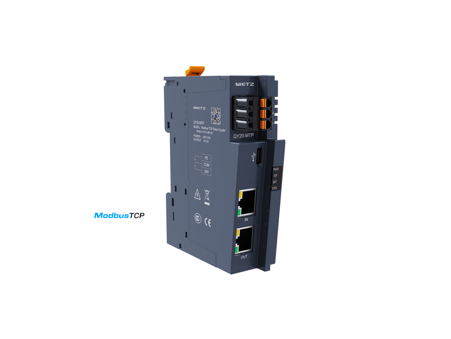 QY20-MTP Bus Coupler - Modbus TCP